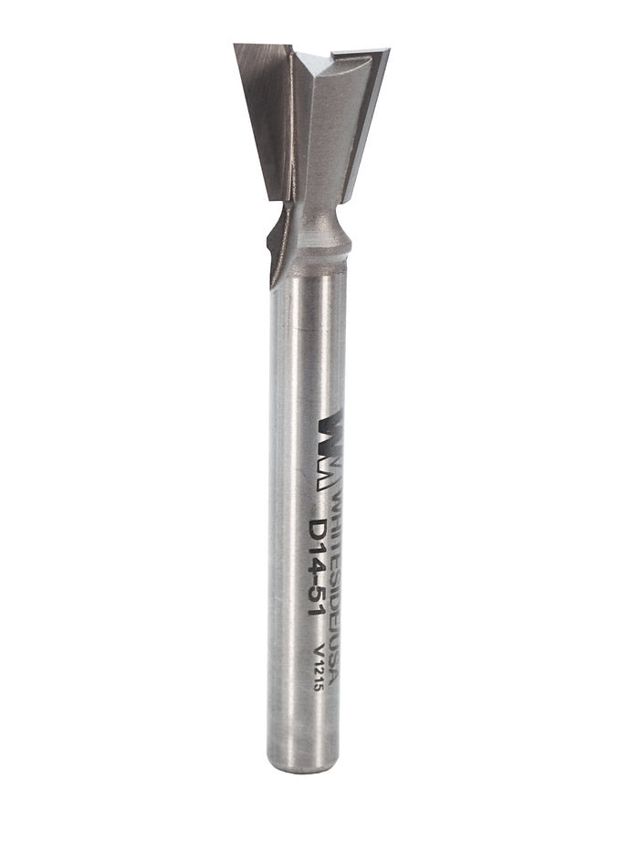 Whiteside D14-51 14° Dovetail Bit - 1/4" Shank - official product photo