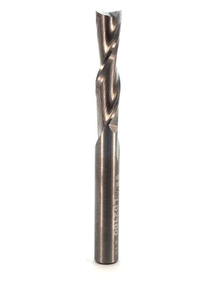 Whiteside LD2100 Left Hand Down Cut Spiral - 1/4" CD x 1" CL x 1/4" Shank - official product photo