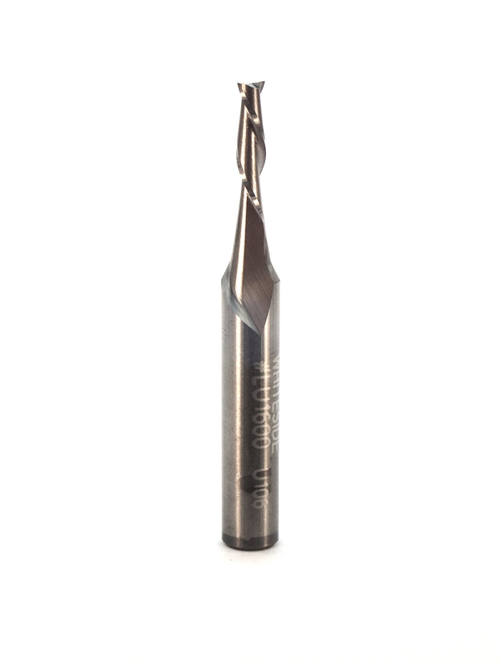 Whiteside LU1600 Left Hand Up Cut Spiral - 1/8" CD x 1/2" CL x 1/4" Shank - official product photo