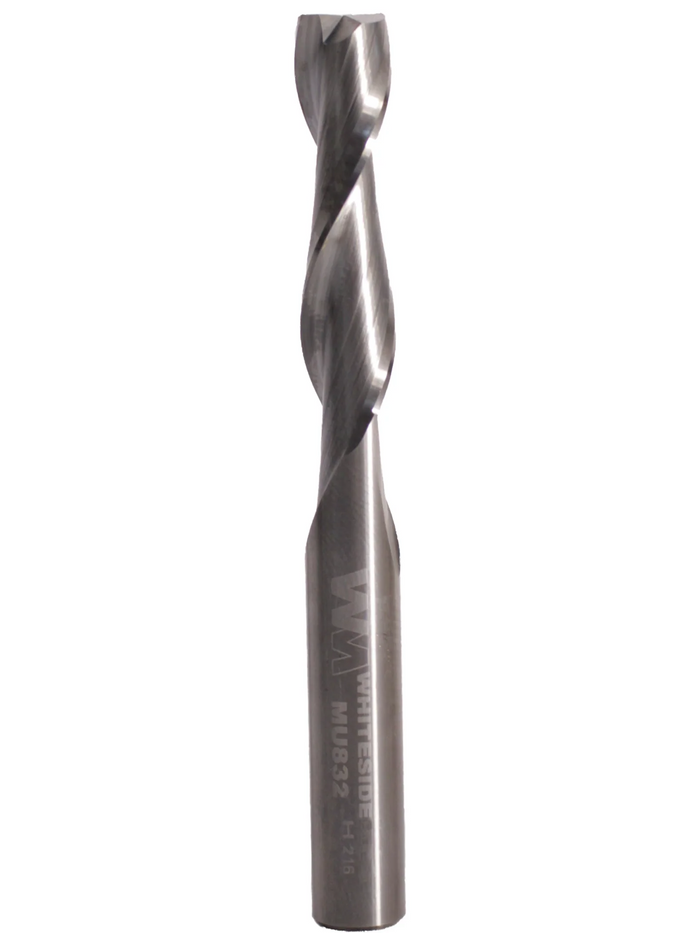 Whiteside MU832 Metric Up Cut Spiral - 1 1/4" CL x 8mm Shank - official product photo