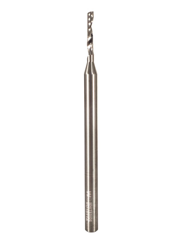 Whiteside RU1611A O-Flute Up Cut Spiral - 1/8" CD x 5/8" CL x 1/4" Shank - official product photo