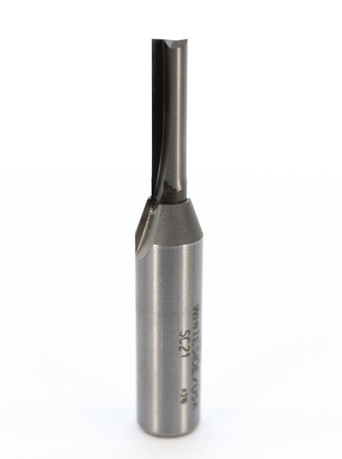Whiteside SC21 Carbide Straight - 1/4" CD x 3/4" CL x 1/2" Shank - official product photo
