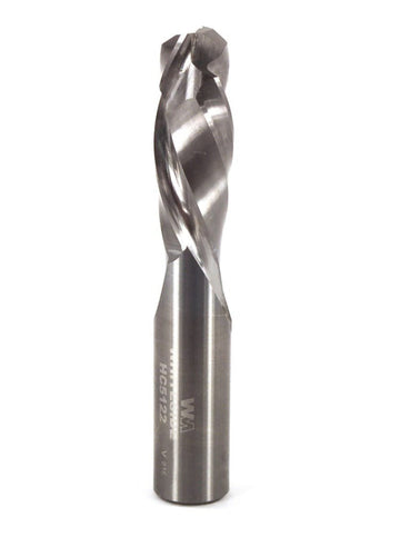 Whiteside HC5122 Fraise hélicoïdale Hercules Max Life à dégagement intérieur/extérieur - diam. 1/2″ × long. de coupe 1 1/4″ × queue 1/2″