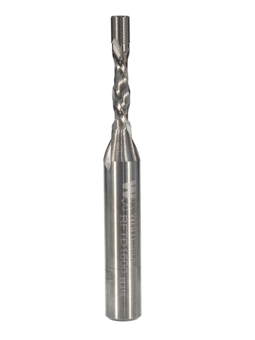 Whiteside RFTD1600 Fraise hélicoïdale de dégagement vers le bas - diam. 1/8″ × long. de coupe 3/8″ × queue 1/4″