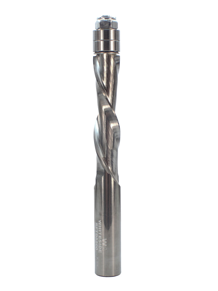 Whiteside RFTD5200 Spiral Flush Trim Down Cut - 1/2" CD x 2" CL x 1/2" Shank - official product photo