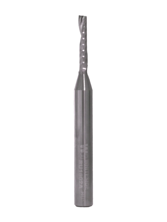 Whiteside RU1602A O-Flute Up Cut Spiral - 1/8" CD x 5/8" CL x 1/4" Shank - official product photo