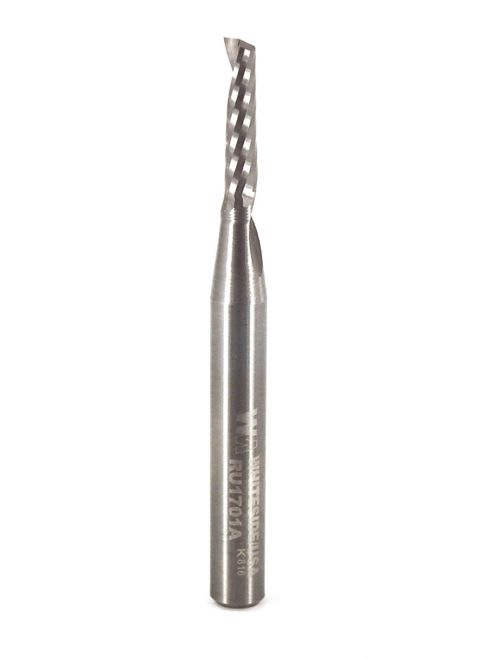 Whiteside RU1701A O-Flute Up Cut Spiral - 5/32" CD x 5/8" CL x 1/4" Shank - official product photo