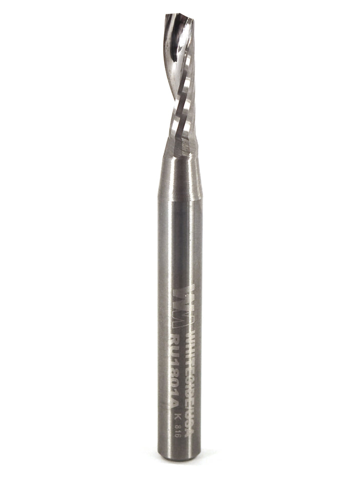 Whiteside RU1801A O-Flute Up Cut Spiral - 3/16" CD x 5/8" CL x 1/4" Shank - official product photo