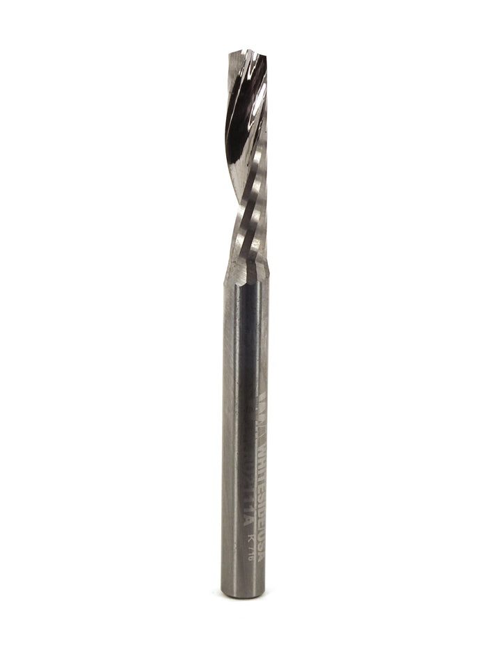 Whiteside RU2111A O-Flute Up Cut Spiral - 1/4" CD x 1 1/8" CL x 1/4" Shank - official product photo
