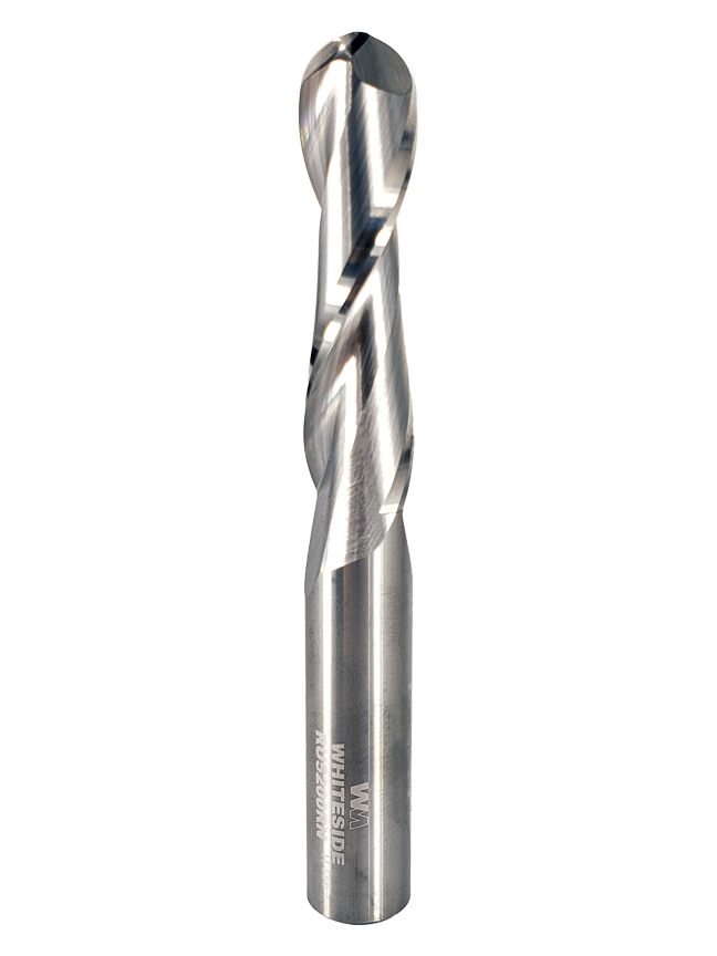 Whiteside RU5200RN Ball Nose Up Cut Spiral - 1/2" CD x 2" CL x 1/2" Shank - official product photo