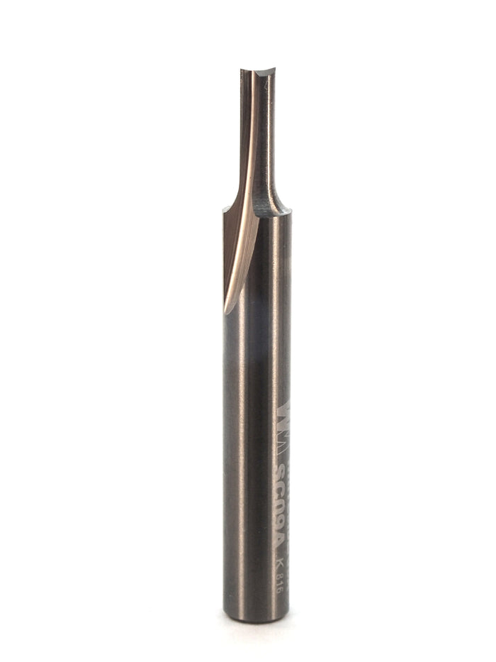 Whiteside SC09A Carbide Straight - 1/8" CD x 3/8" CL x 1/4" Shank - official product photo