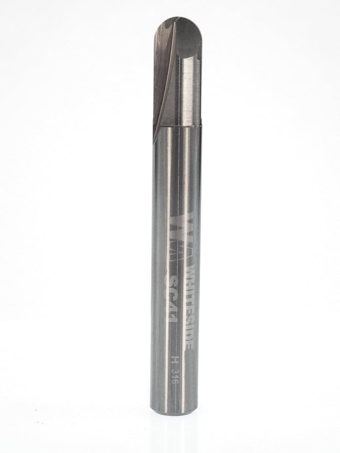 Whiteside SC41 Round Bottom Veining - 1/4" CD x 1/2" CL x 1/4" Shank - official product photo