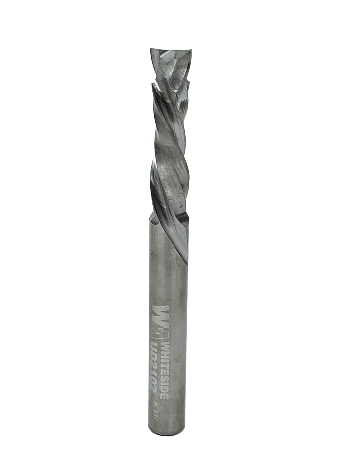 Whiteside UD2102 Up/Down Cut Spiral - 1/4" CD x 1" CL x 1/4" Shank - official product photo