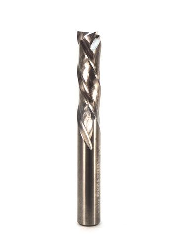 Fraise hélicoïdale Whiteside UD4123M à double tranchant (haut/bas) - 3/8″ diamètre de coupe x 1 1/4″ longueur de coupe x 3/8″ queue
