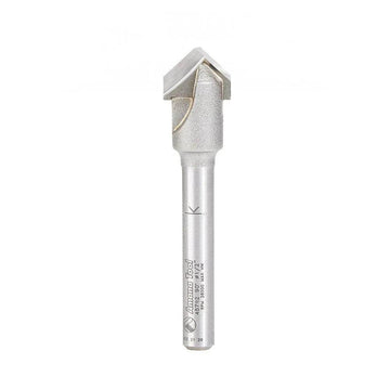 Amana Tool 45792 Rainure en V 90 degrés. Pliage pour composite aluminium