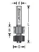 Amana Tool 47147 Laminate Trimmer With Euro Square Bearing