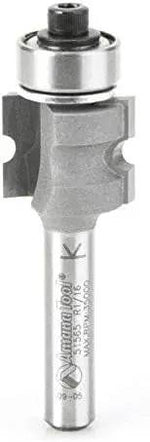 Amana Tool - 51565 Carbide Tipped Bullnose 1/16 Radius x 5/8 Dia x 1/2 x 1/4" Shank - CNC Router Store