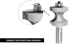 Amana Tool - 51565 Carbide Tipped Bullnose 1/16 Radius x 5/8 Dia x 1/2 x 1/4" Shank - CNC Router Store
