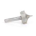Amana Tool 56144 Carbide Tipped Roundover Router Bit for Beadboards, Engraving, Lettering & Decorative Trimming – 1/2 R x 1 D x 3/4 CH x 1/4 SHK x 2 Inch Long - CNC Router Store
