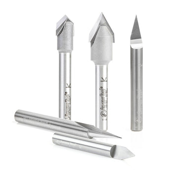 Amana Tool AMS-159 5Pc 18, 30, 45, 60&90Dvgroove Set
