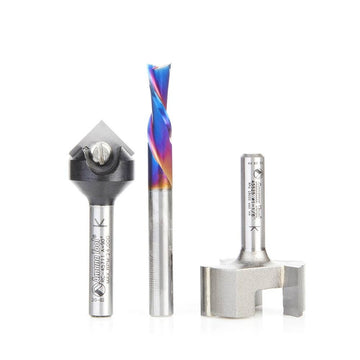 Amana Tool AMS-266 3Pc General Purpose CNC 1/4″Sk