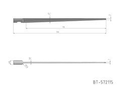 BFT Knife Blade - BT-572115 - Compatible with MultiCam, AXYZ - CNC Router Store