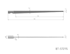 BFT Knife Blade - BT-572115 - Compatible with MultiCam, AXYZ - CNC Router Store
