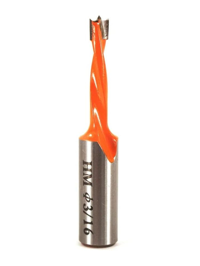 Whiteside DB18757LH Left Hand Brad Point Dowel Drill - 3/16" CD - official product photo