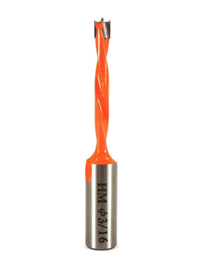 Whiteside DB18770LH Left Hand Brad Point Dowel Drill - 3/16" CD - official product photo
