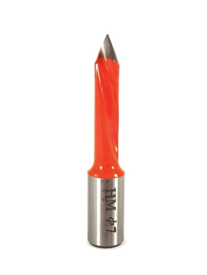 Whiteside DT757LH Left Hand V-Point Dowel Drill - official product photo
