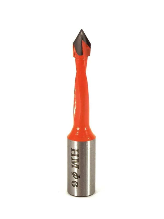 Whiteside DT657LH Left Hand V-Point Dowel Drill - official product photo