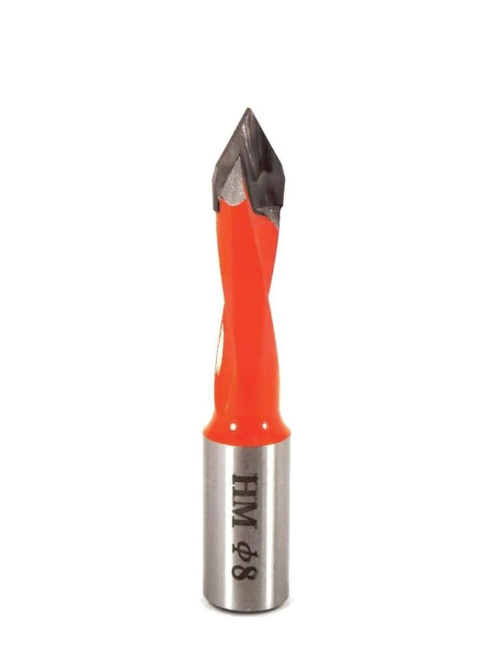 Whiteside DT857LH Left Hand V-Point Dowel Drill - official product photo