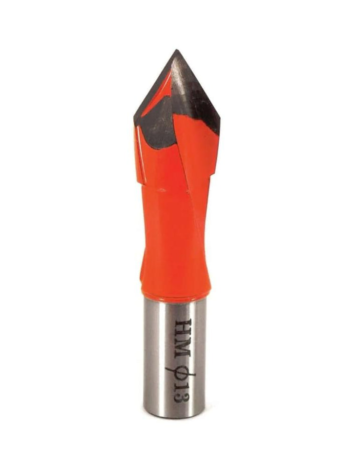 Whiteside DT1357LH Left Hand V-Point Dowel Drill - official product photo