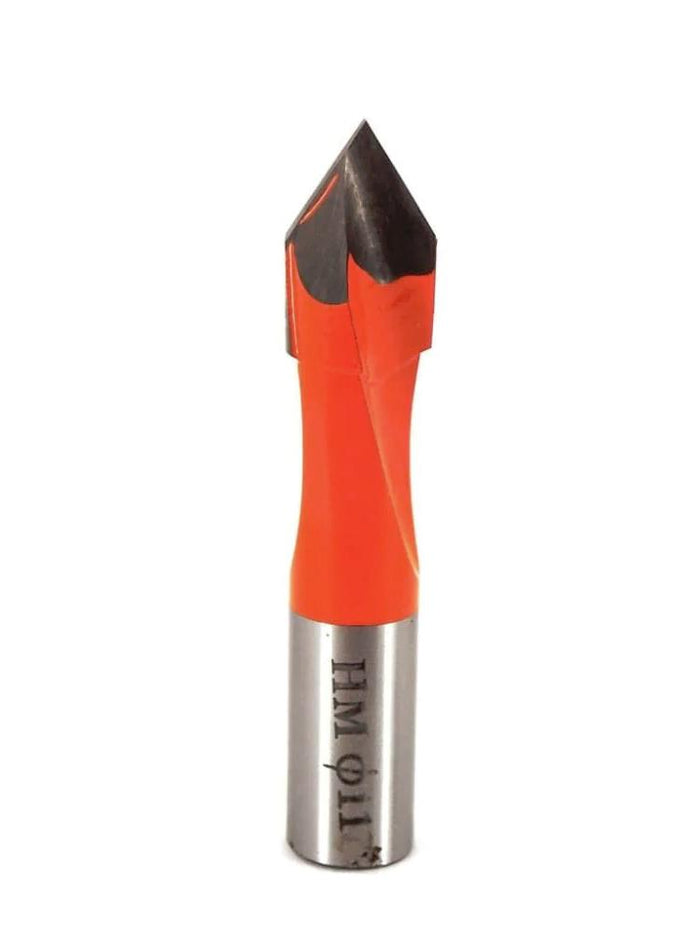 Whiteside DT1157LH Left Hand V-Point Dowel Drill - official product photo