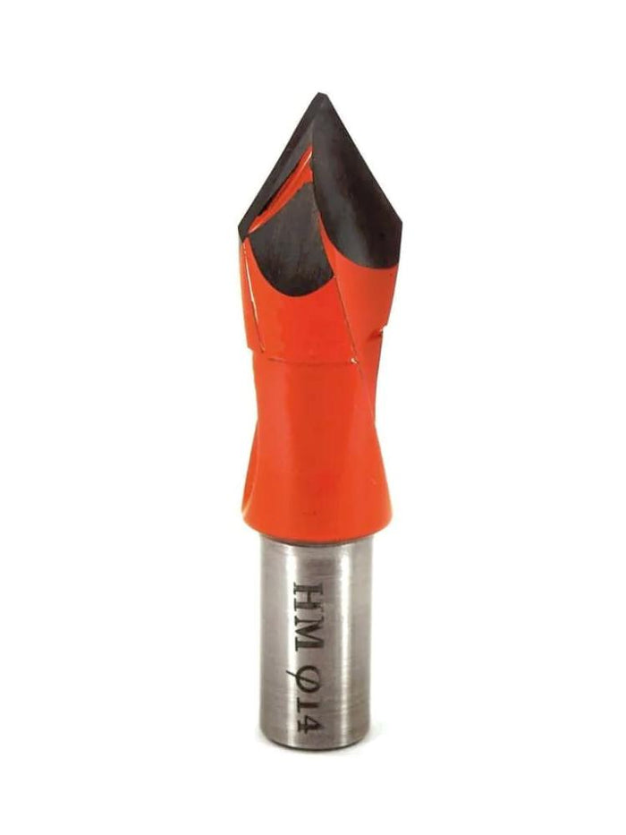 Whiteside DT1457LH Left Hand V-Point Dowel Drill - official product photo