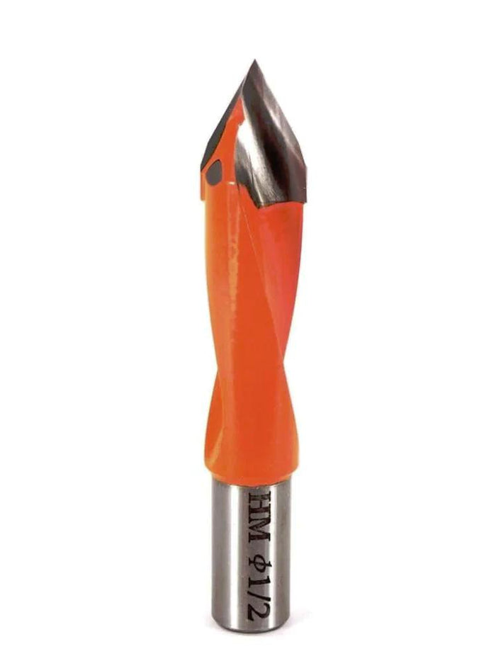 Whiteside DT50070LH Left Hand V-Point Dowel Drill - 1/2" CD - official product photo