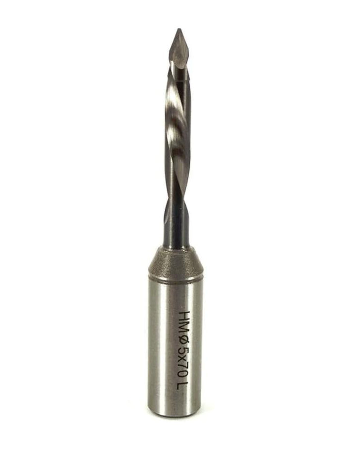 Whiteside DT570LHSC Left Hand V-Point Dowel Drill - official product photo
