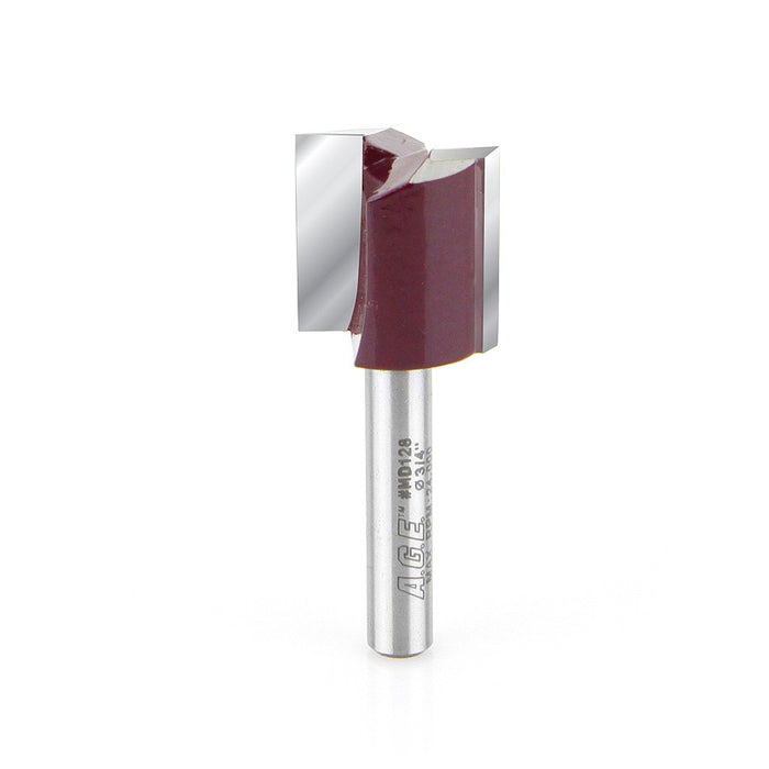 Amana Tool A.G.E.® MD128 2-Flute Router Bit - 3/4″ Dia, 1/4″ Shank