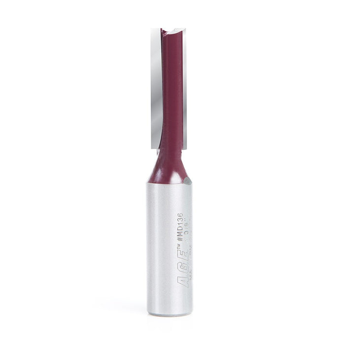 Amana Tool A.G.E.® MD136 2-Flute Router Bit - 3/8″ Dia, 1/2″ Shank