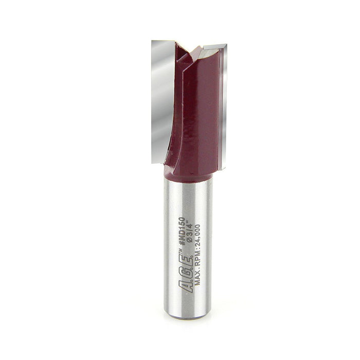Amana Tool A.G.E.® MD150 2-Flute Router Bit - 3/4″ Dia, 1/2″ Shank