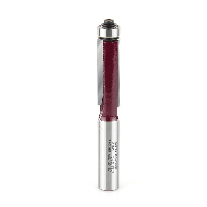 Amana Tool A.G.E.® MD214 Flush Trim Router Bit - 1/2″ Dia, 1/2″ Shank