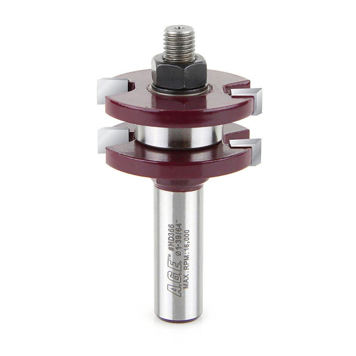 Amana Tool A.G.E.® MD366 Tongue & Groove Router Bit Set