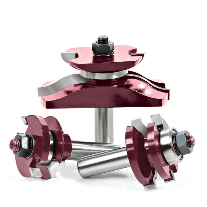 Amana Tool A.G.E.® MD502 Ogee 3-Piece Router Bit Set - official product photo