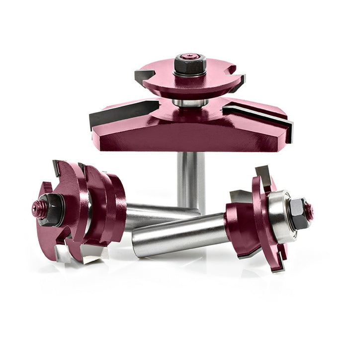 Amana Tool A.G.E.® MD508 Door Making 3-Piece Router Bit Set - official product photo