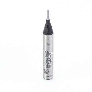 Amana Tool MM4000 Carbide Tipped Miniature Plunging 1/16 D x 7/32 CH x 1/4 Inch SHK Router Bit