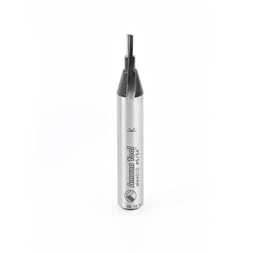 Amana Tool MM4010 Carbide Tipped Miniature Plunging 5/64 D x 7/32 CH x 1/4 Inch SHK Router Bit