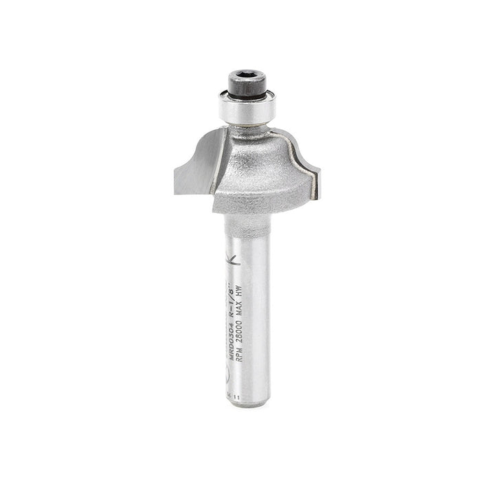 Amana Tool MRD0304 Carbide Tipped Miniature Roman Ogee 25/32 D x 3/8 CH x 1/4 Inch SHK Router Bit