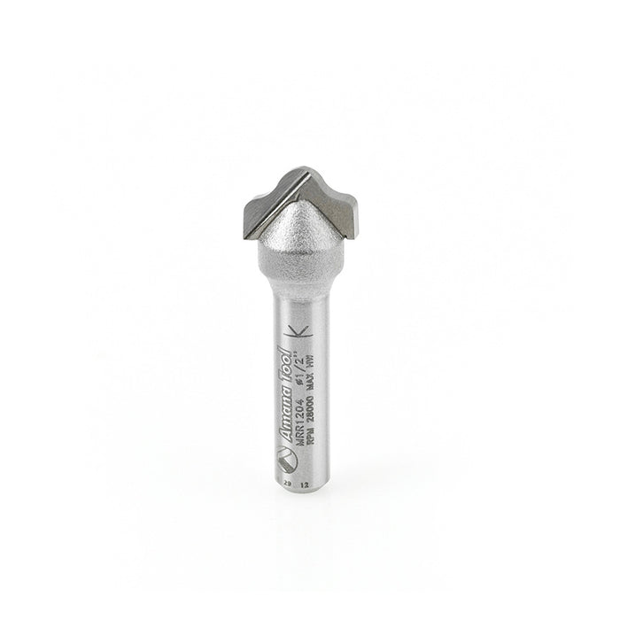Amana Tool MRR1204 Carbide Tipped Miniature Plunge Ogee 3/32 R x 1/2 D x 5/16 CH x 1/4 Inch SHK Router Bit