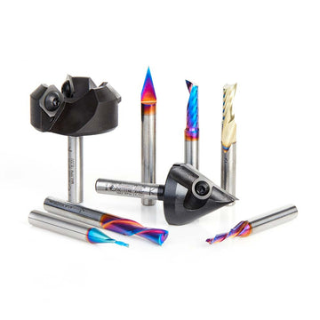Amana Tool AMS-261 8Pc CNC Advanced Master Set