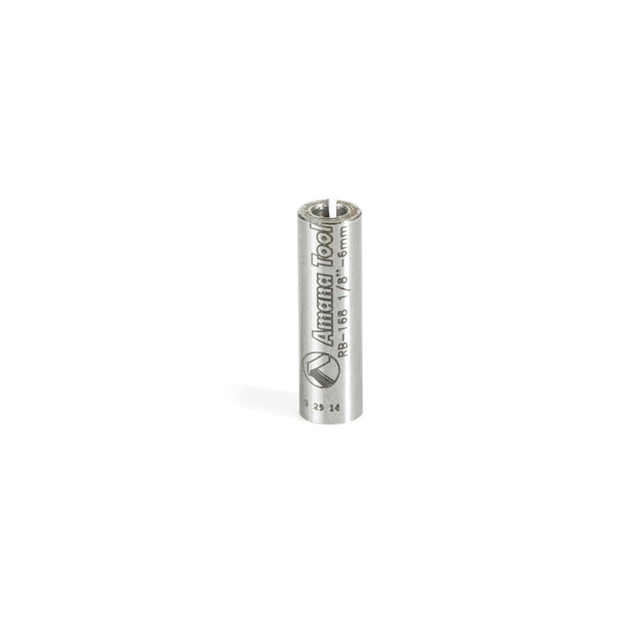 Amana Tool RB-168 High Precision Steel Router Collet Reducer 6mm Overall D x 1/8 Inch Inner D x 20mm Long